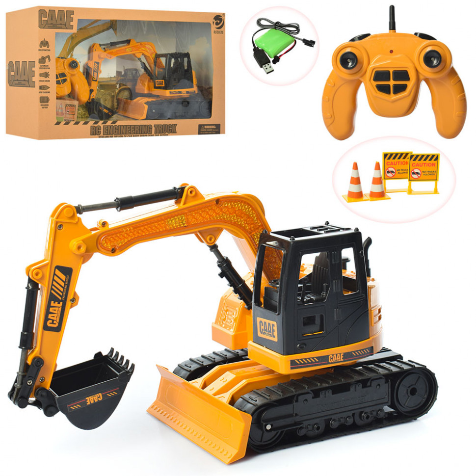 

Экскаватор Ruicheng Orange Tractor на радиоуправлении (9203)