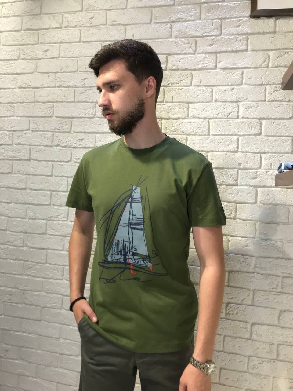 

Футболка Kevingston 1130  Хаки, Футболка Kevingston 1130 3XL Хаки