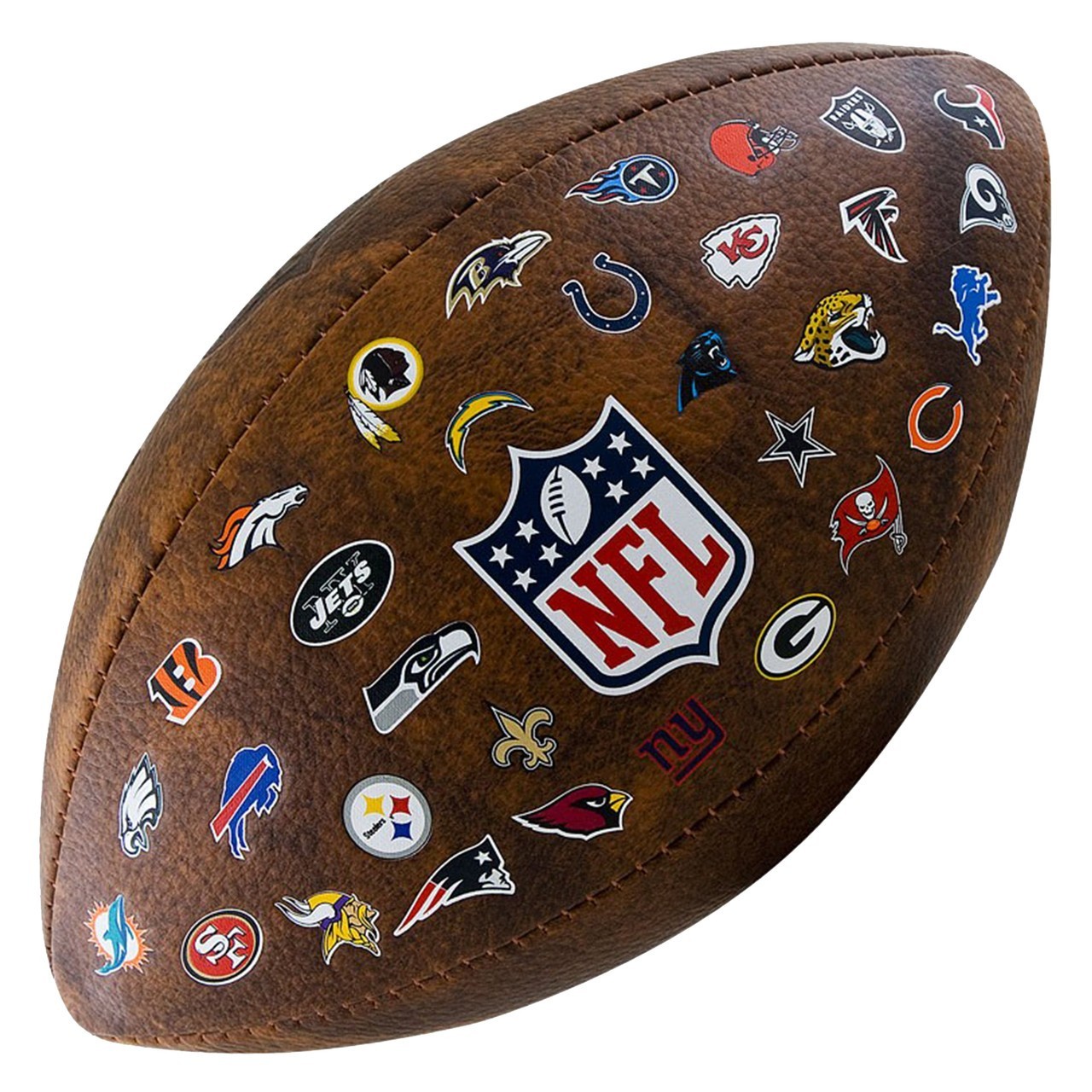 

Мяч для американского футбола Wilson NFL Junior 32 Team Logo (WTF1534XBNFL)