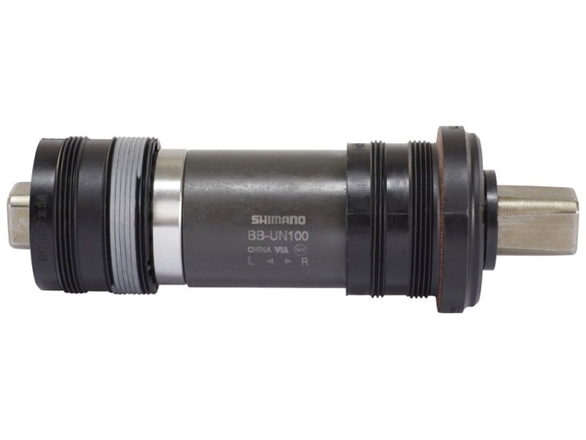 

Каретка картридж Shimano BB-UN101 промподшипники длина вала 122.5mm
