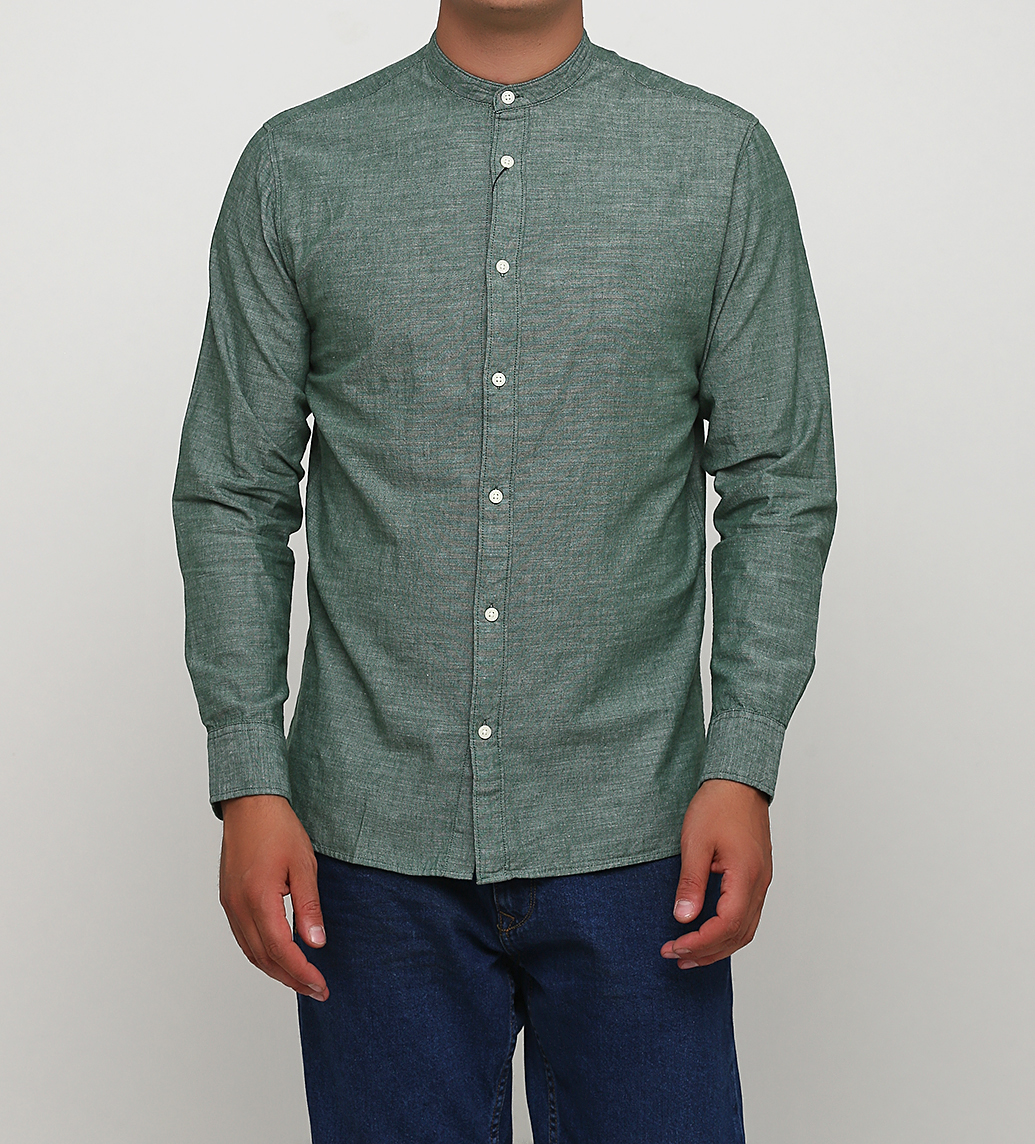 

Рубашка Selected 16066631-DARK-GREEN M зеленый