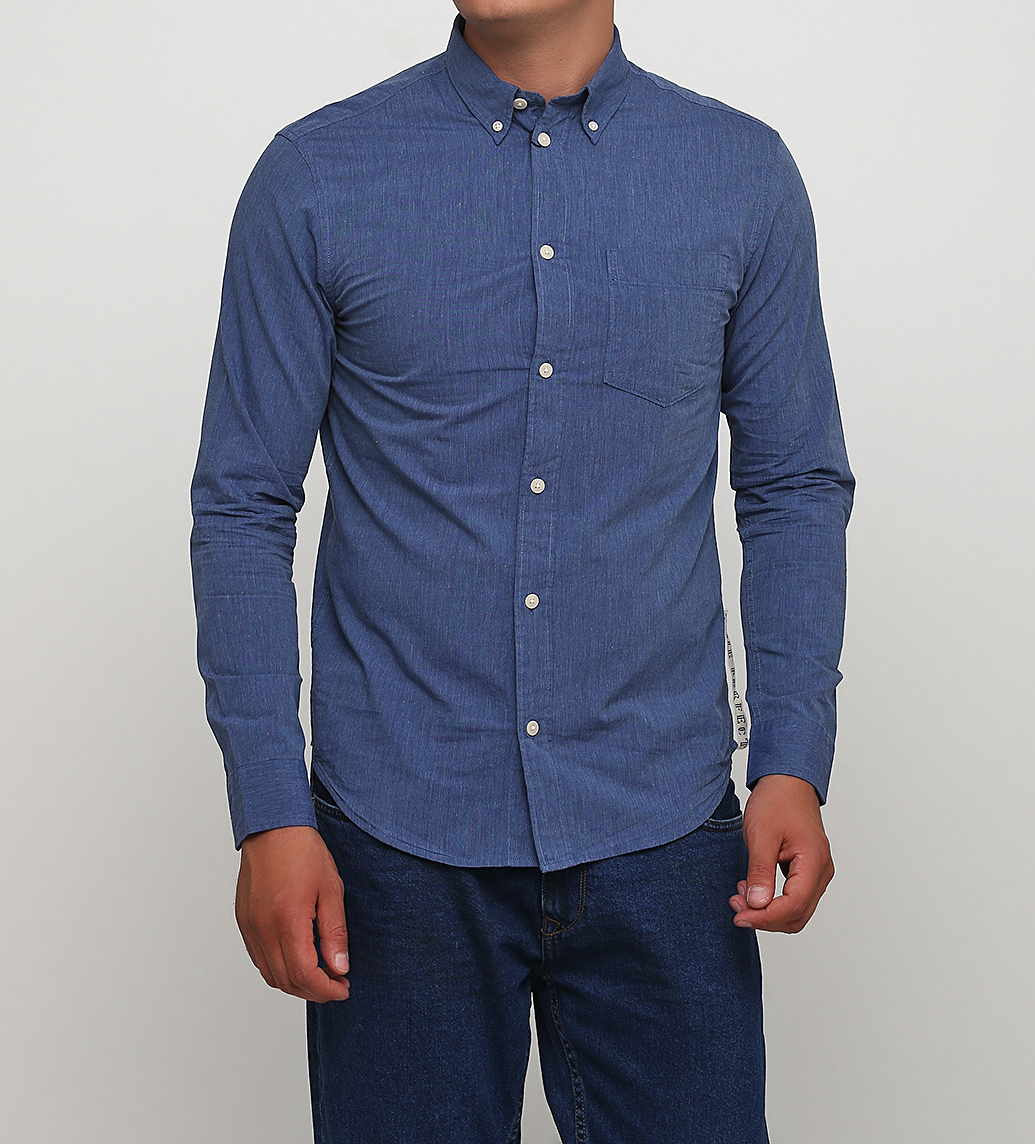 

Рубашка Selected 16066596-MEDIUM-BLUE L синий