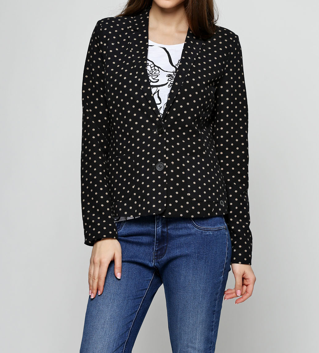 

Жакет Numph 5096127-Brown-dot  черный, Жакет Numph 5096127-Brown-dot 36 черный