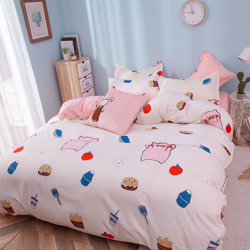 

Комплект постельного белья Розовый поросёнок (полуторный) Berni Home Розовый
