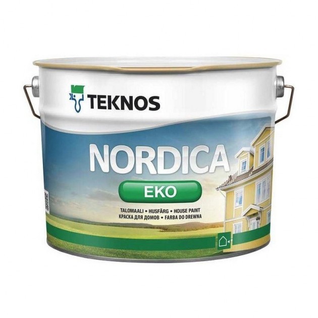 

Краска Teknos NORDICA EKO ( Текнос НОРДИКА ЕКО ) 2.7 л глянцевая, фасадная, водоразбавляемая, для дерева