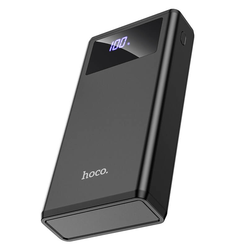 

PowerBank с фонариком HOCO J78 30000mAh |4USB/Type-C/Lightning, PD/QC, 20W, 5A| Черный