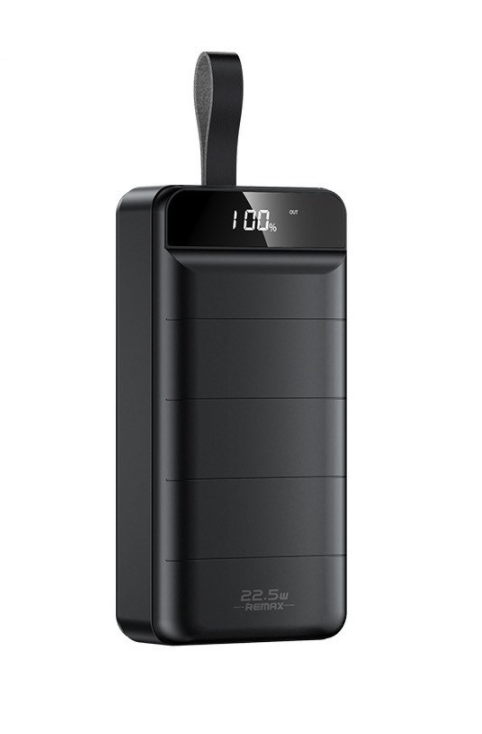 

PowerBank с фонариком REMAX Leader Series RPP-183 30000mAh |3USB/Type-C/Lightning, 2.1A, 22.5W| Черный