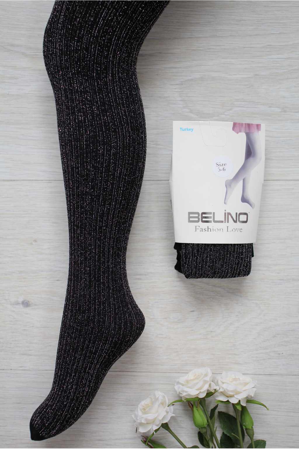 

Колготки Belino 110-116 / 5-6 лет см Черный
