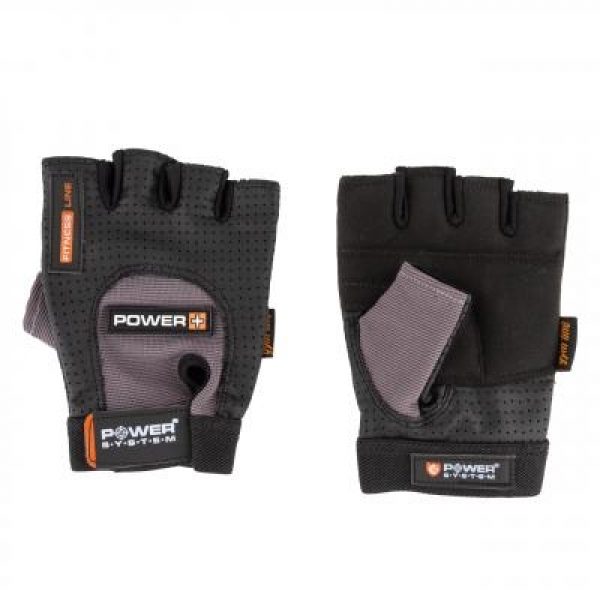 

Перчатки для фитнеса Power System Power Plus PS-2500 Black/Grey S (PS-2500_S_Black-grey)