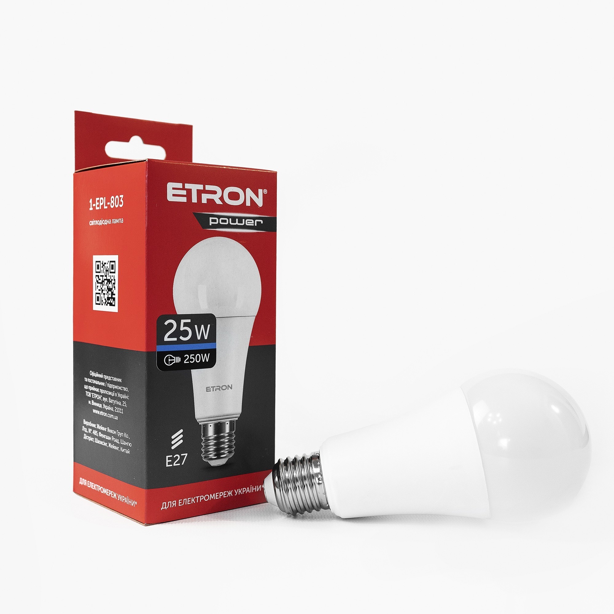 

LED лампа ETRON Power Light 1-EPL-803 A67 25W 6500K E27