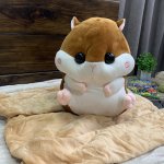 

Игрушка - плед подушка - Хомяк