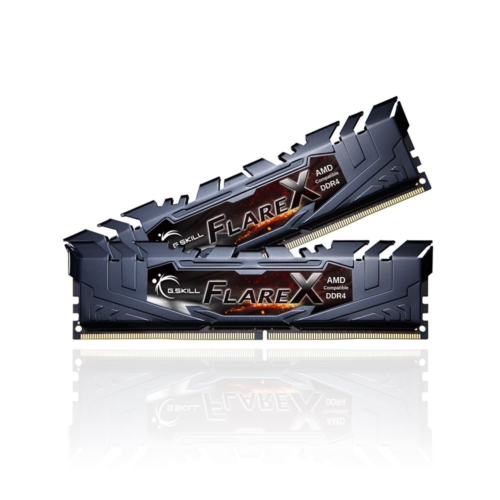 

Оперативная память G.Skill DDR4 16 GB (2x8GB) 3200 MHz Flare X Black (F4-3200C14D-16GFX)