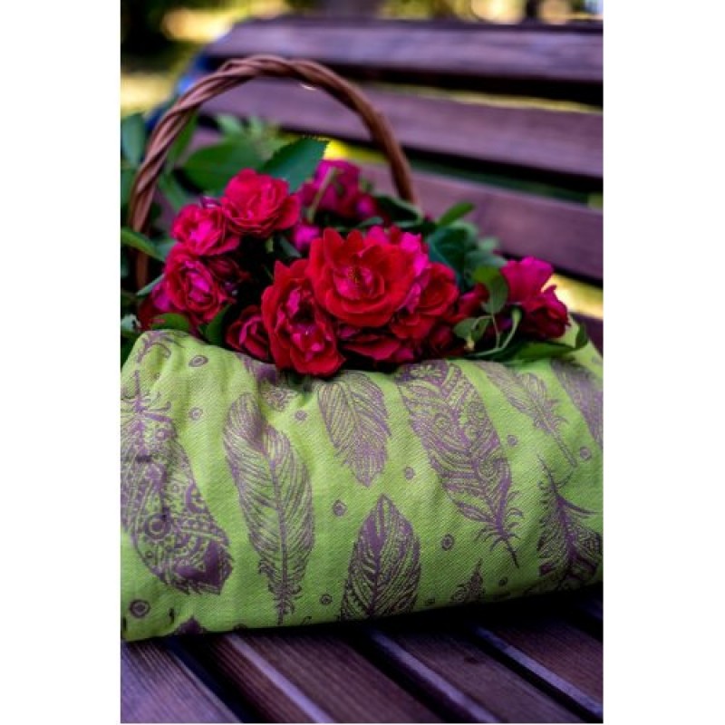 

Слинг с кольцами Sling Art - Feathers green