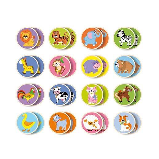 

Настольная игра развивающая Viga Toys "Memory-животные"(1151308)