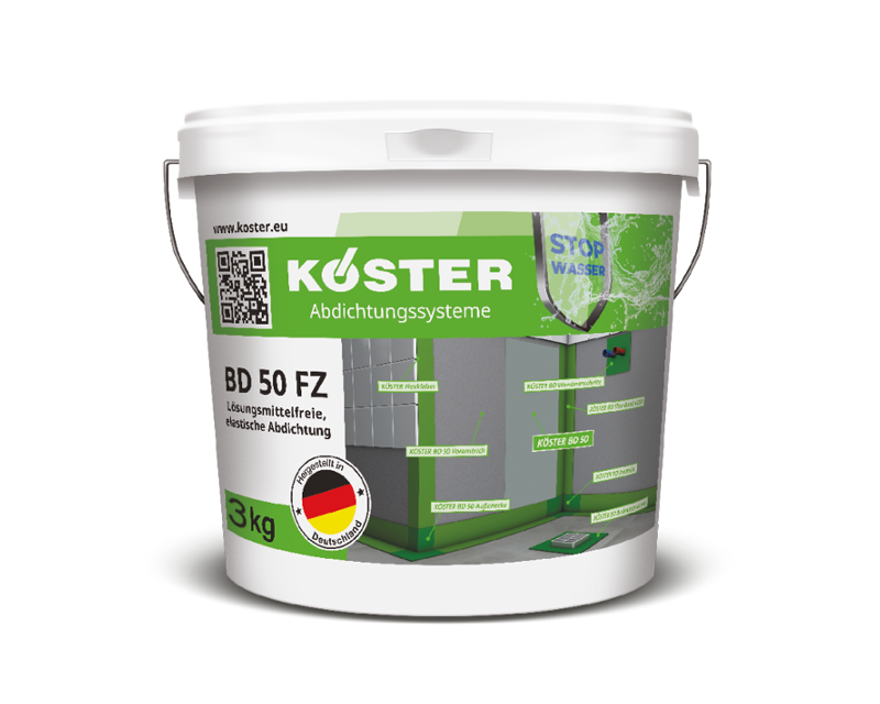 

Мастика акриловая KÖSTER BD 50 гидроизоляционная серая 3 кг