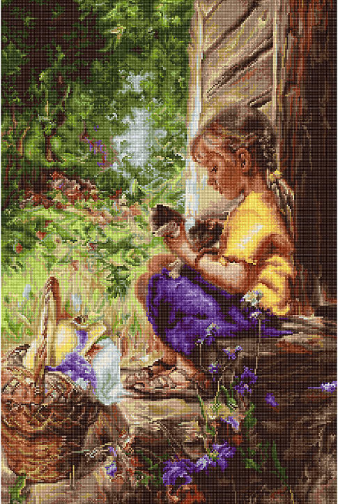 

Набор для вышивки Luca-S B544 На террасе