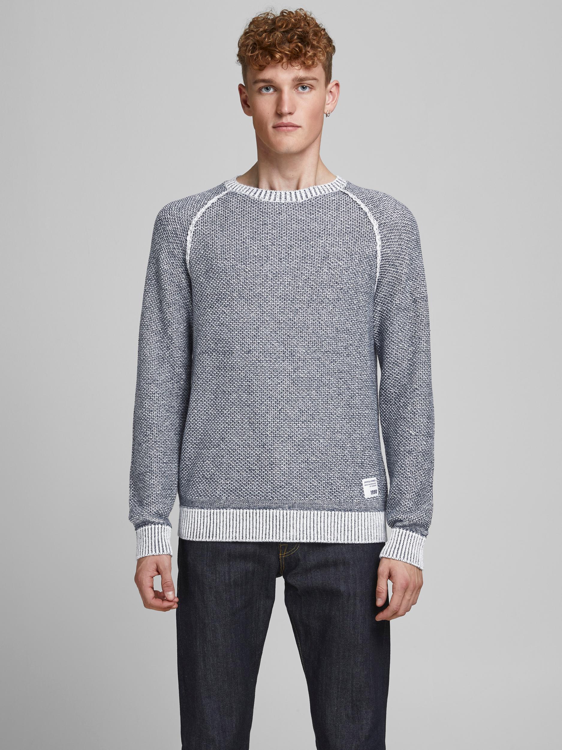 

Джемпер Jack&Jones 30 MARLON 12178419 Navy Blazer/3  Серый, Джемпер Jack&Jones 30 MARLON 12178419 Navy Blazer/3 S Серый