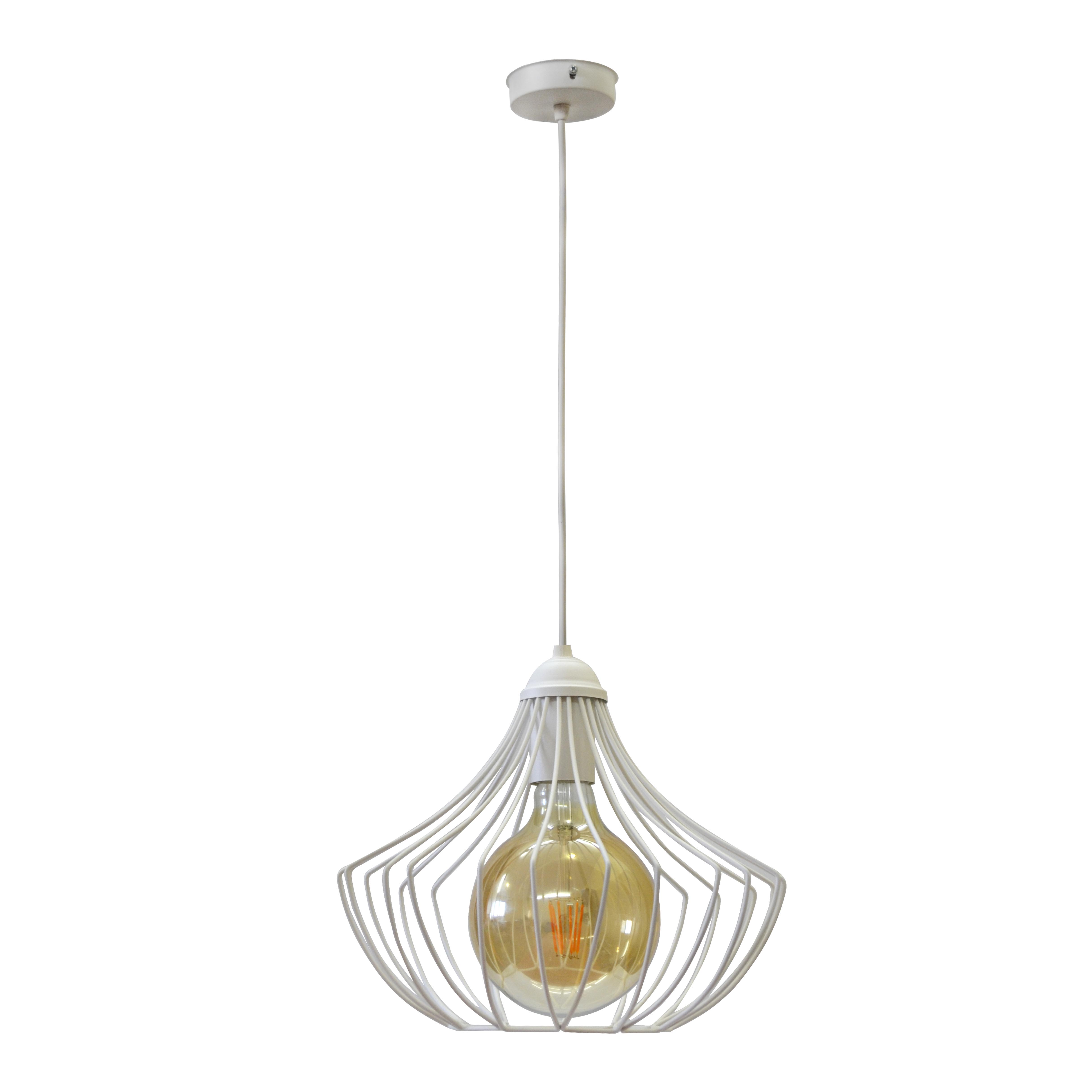 

Светильник потолочный подвесной 100lamp Loft Е-27, планка, металл, белый (NL 2825 W)