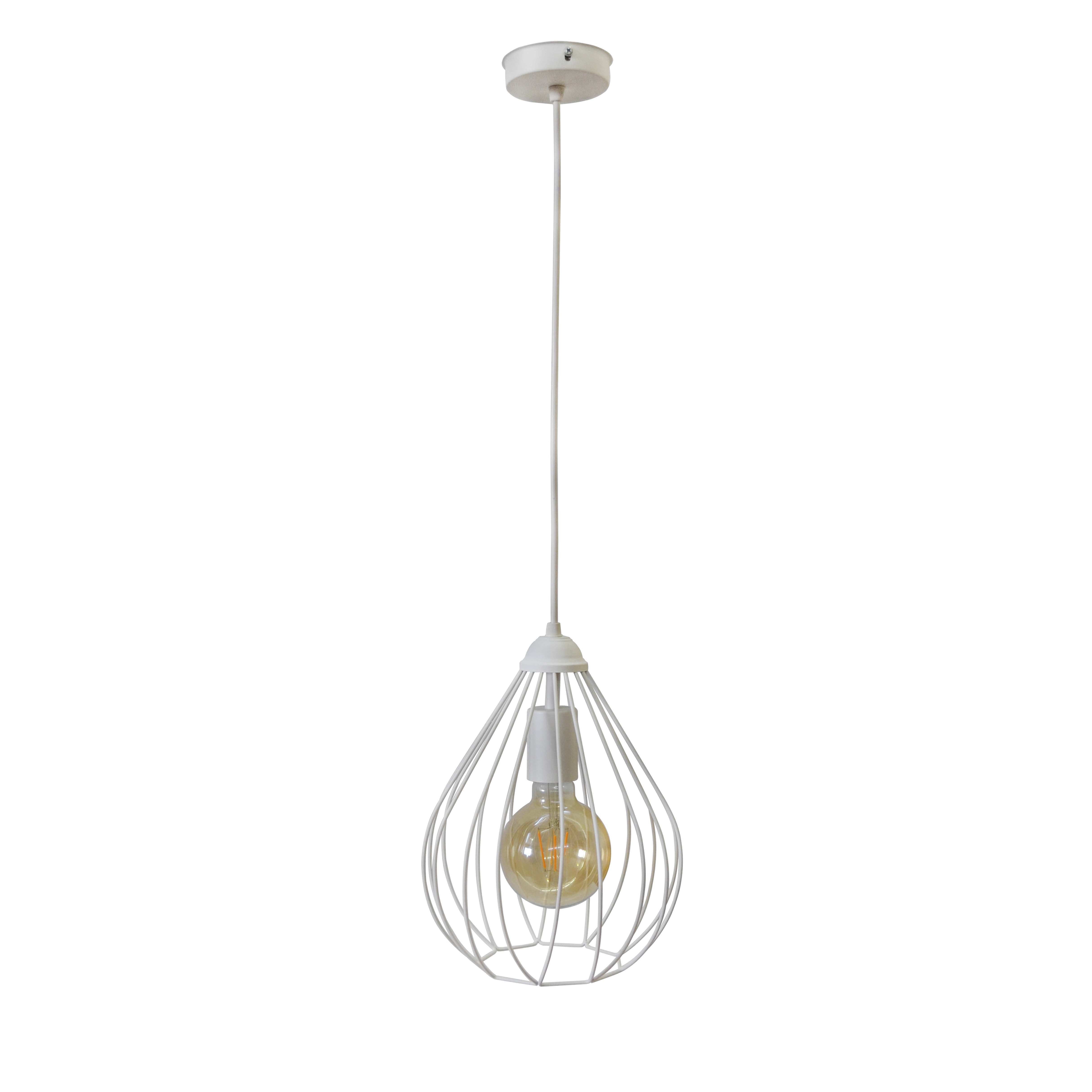 

Светильник потолочный подвесной 100lamp Loft Е-27, планка, металл, белый (NL 2229 W)