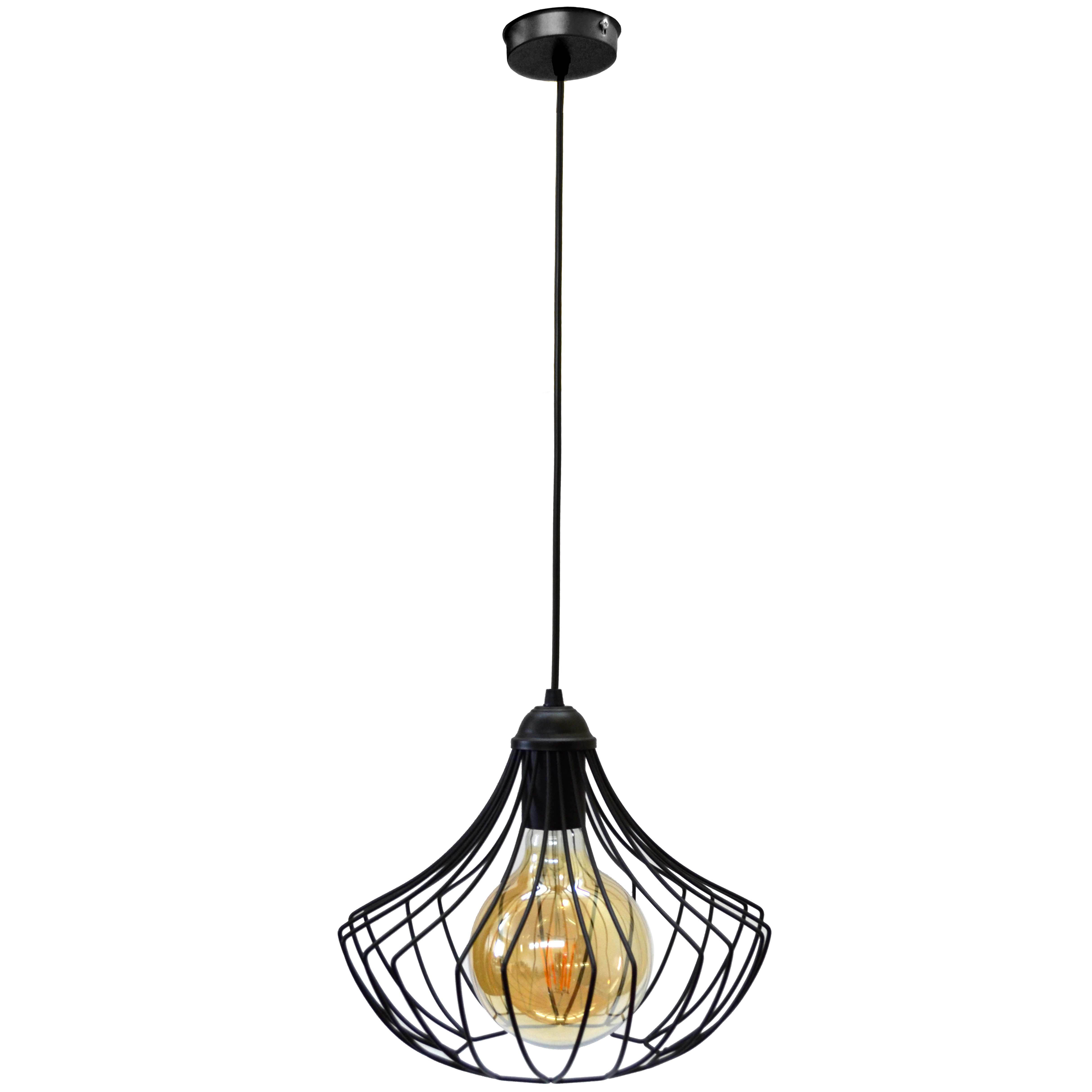 

Светильник потолочный подвесной 100lamp Loft Е-27, планка, металл, черный (NL 2825)