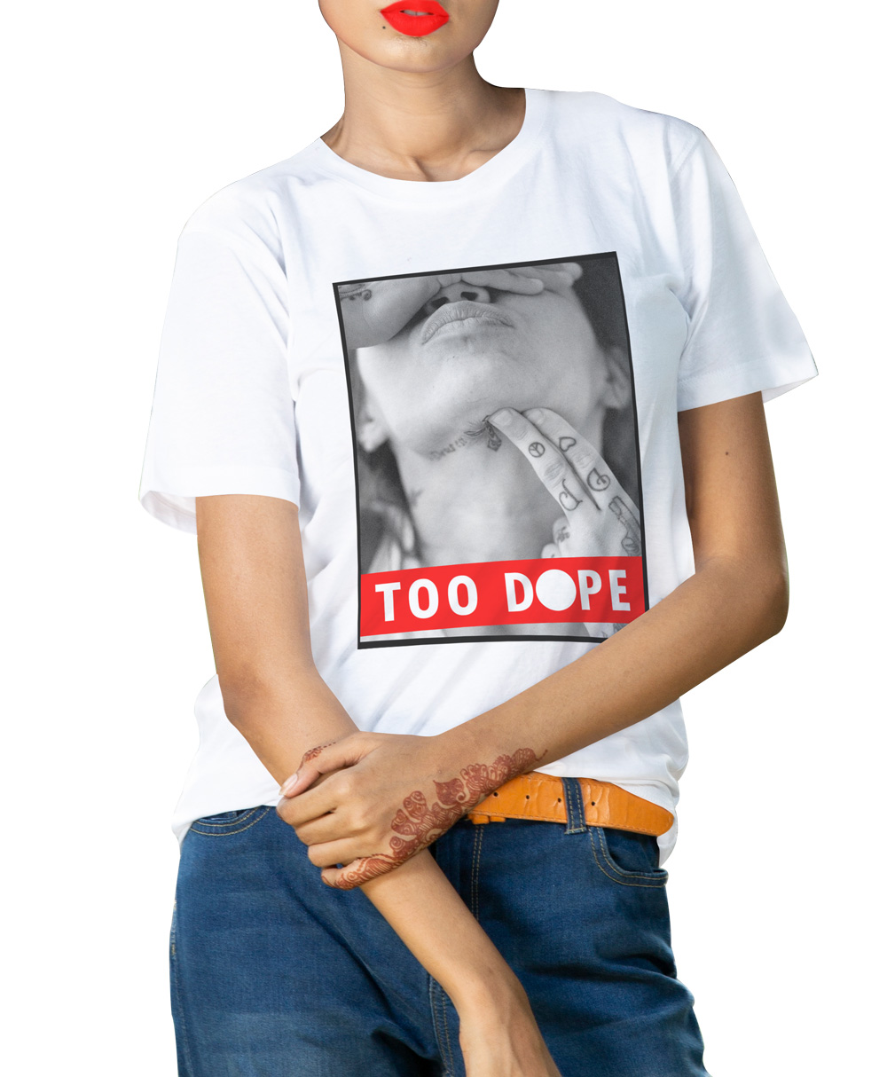 Футболка OWEAR с хайповым принтом SWAG 8282_83-W-WH Белый, Футболка OWEAR с хайповым принтом SWAG 8282_83-W-WH M Белый