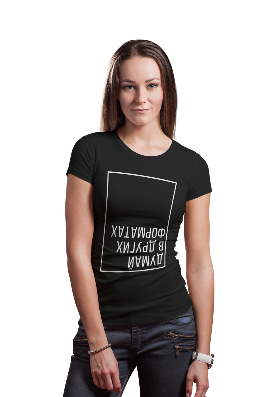 

Футболка OWEAR с Надписью 9976-W-BK XXL Черный
