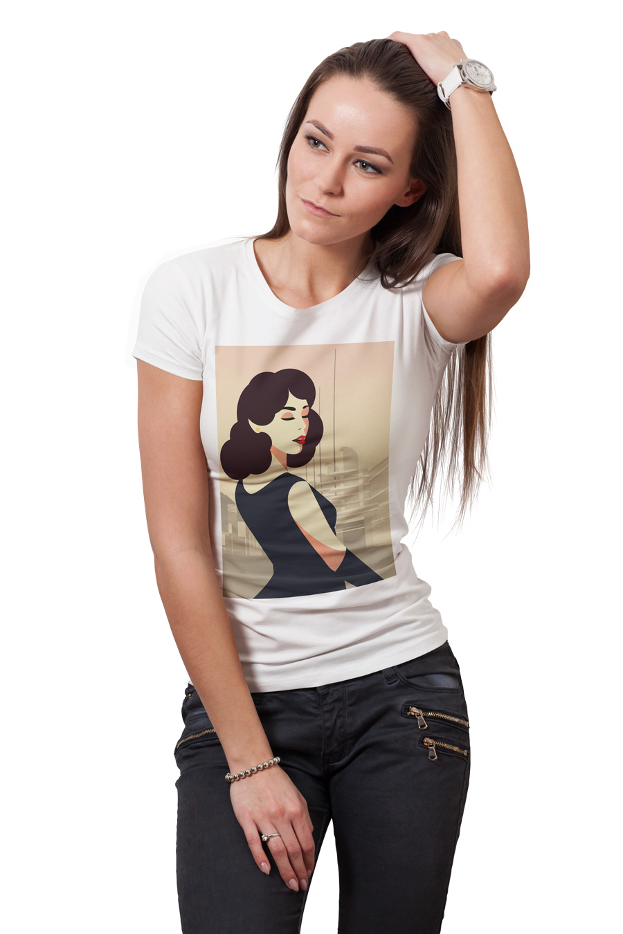 

Футболка OWEARс Винтажным принтом 2605-W-WH XXL Белый