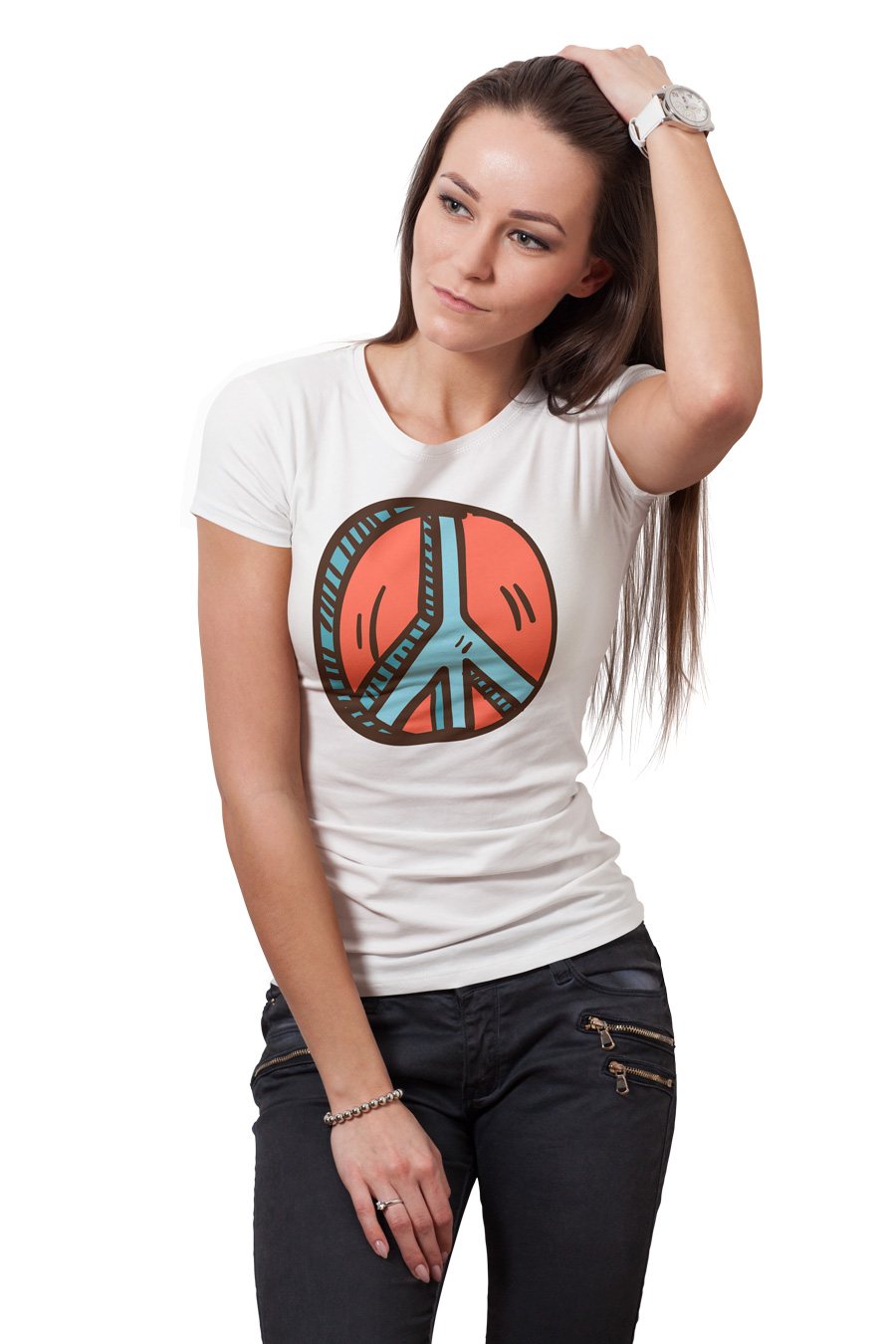 

Футболка OWEAR с принтом Хиппи 3704-W-WH  Белый, Футболка OWEAR с принтом Хиппи 3704-W-WH 3XL Белый