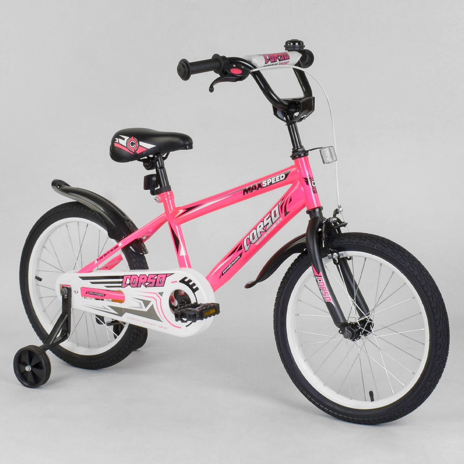 

Детский 2-х колёсный велосипед 18" дюймов Corso EX-18 N 2395 Розовый