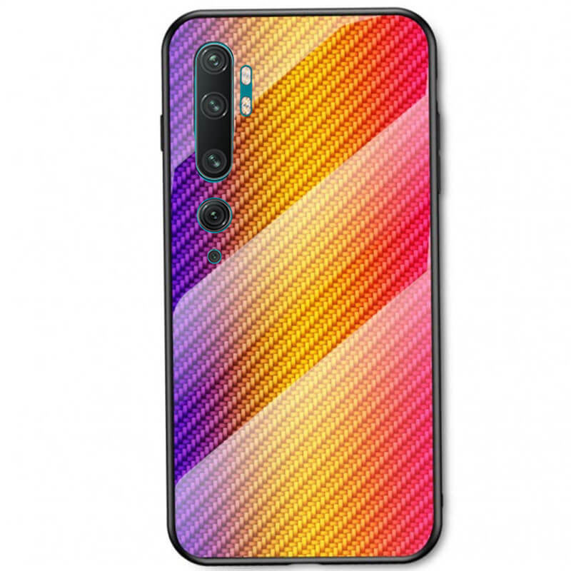 

TPU+Glass чехол Epik Twist для Xiaomi Mi Note 10 Оранжевый