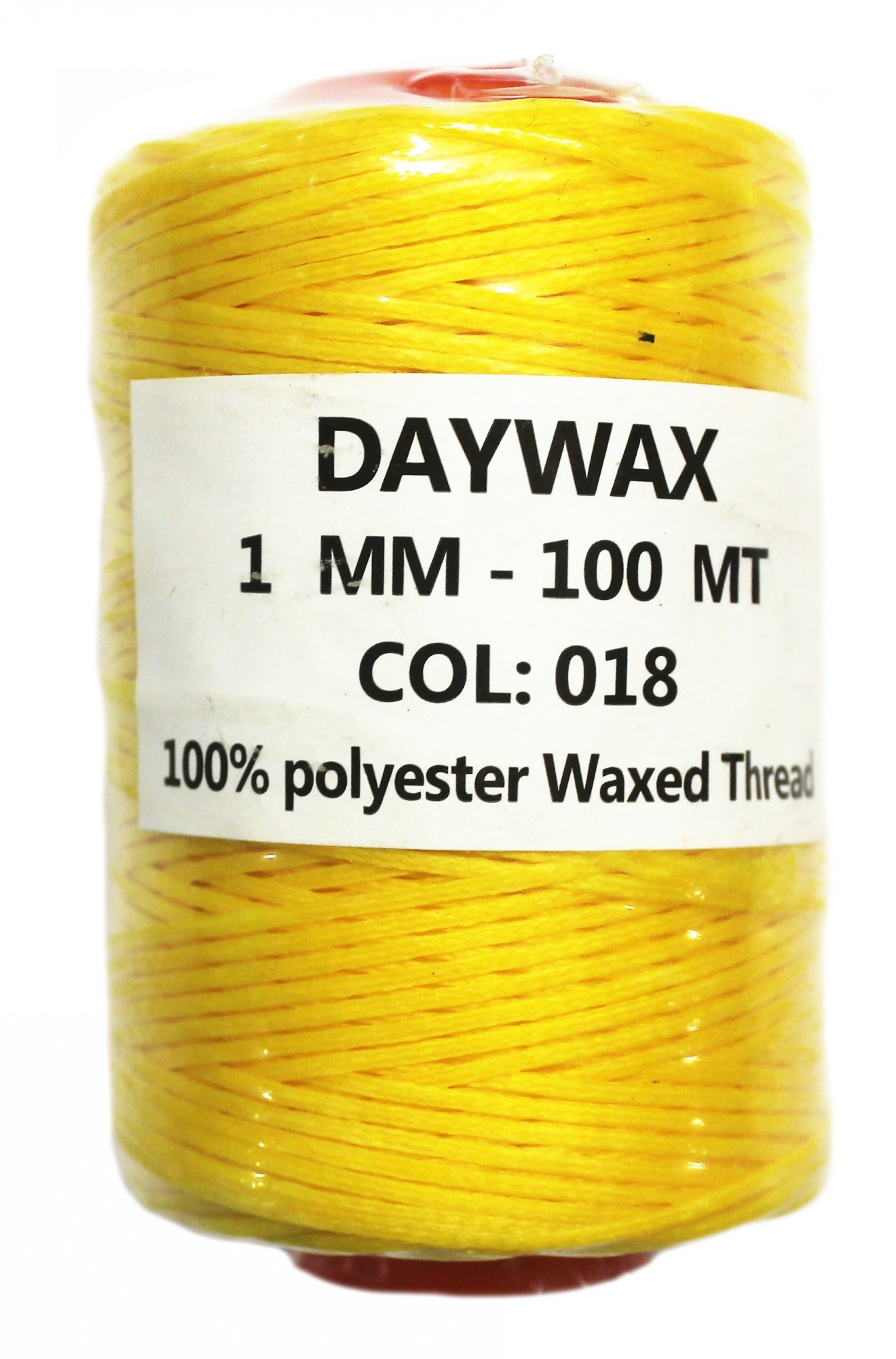 

Нитка вощеная Daywax 1мм 100м Желтый 018