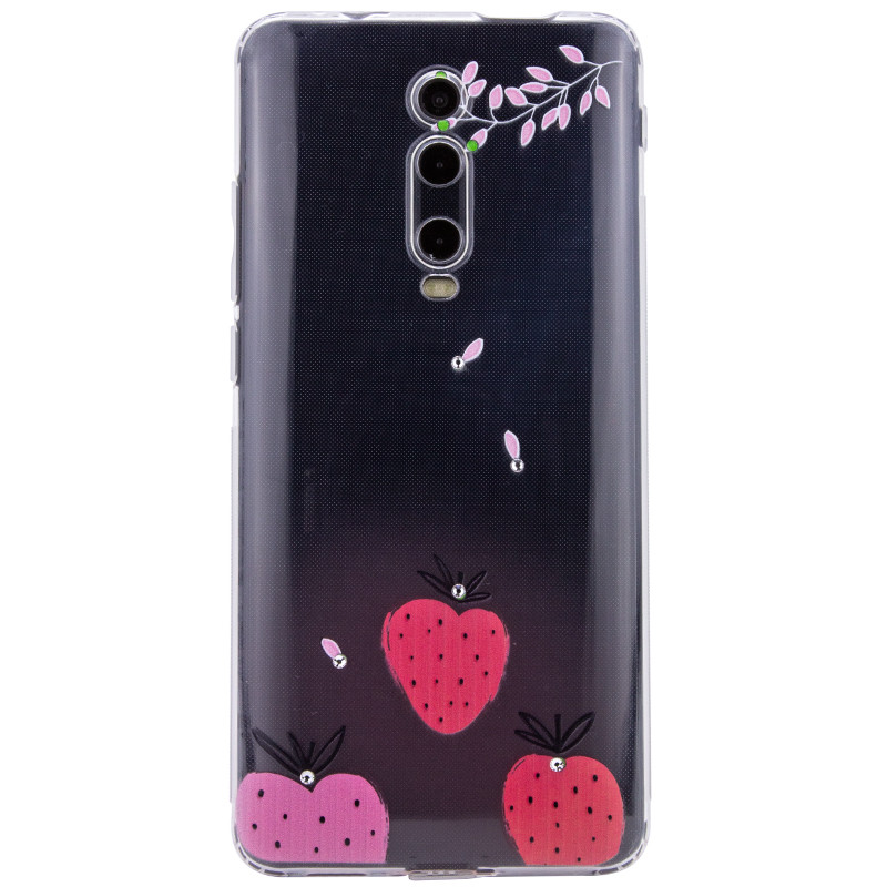 

TPU чехол Epik Luxure Diamond full protective для Xiaomi Redmi K20 / K20 Pro / Mi9T / Mi9T Pro Красный / Клубника