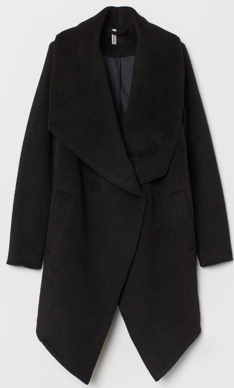 

Пальто H&M 0300908_черн. 32 Черное