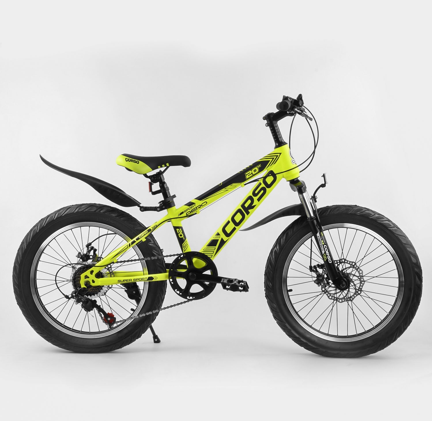 

Велосипед Corso 20" AERO 38200 Yellow (38200)