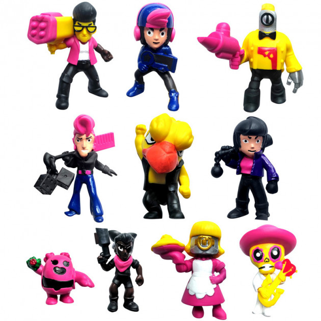 

Игровой Набор Фигурок Бравл Старс №2 Brawl Stars 10 шт. Игровых Фигурок 7 см Герои популярной компьютерной игры CH200128