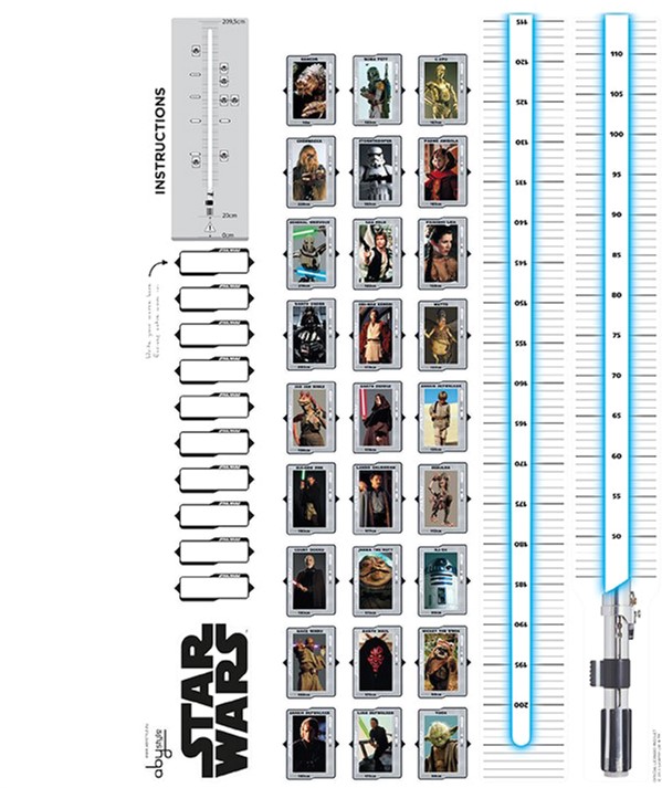 

Наклейки ABYstyle Star Wars - Ростомер блистер 100x70 см (ABYDCO162_B)
