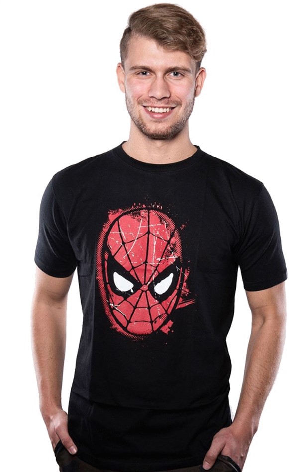 Акция на Футболка Good Loot Marvel Comics Spiderman Mask (Человек-паук) XL (5908305224631) от Rozetka UA