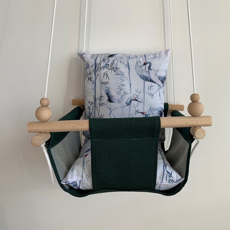 

Детская качеля Infancy Клетка большая Зеленая основа от 7 месяцев до 5 лет