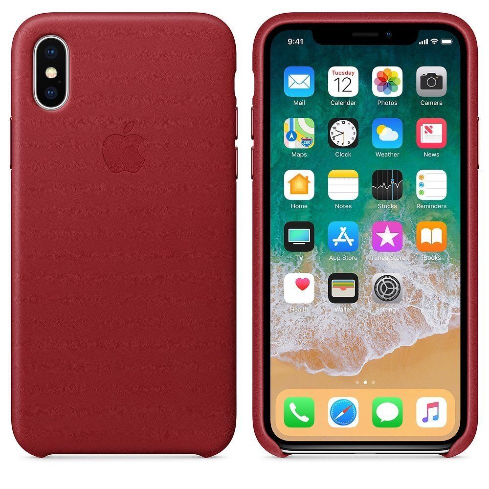 

Чохол ARS Leather Case для iPhone X/XS Red (ALC-0014)