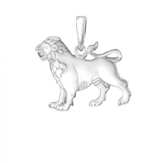 

Серебряная подвеска знак зодиака Лев 3085-5