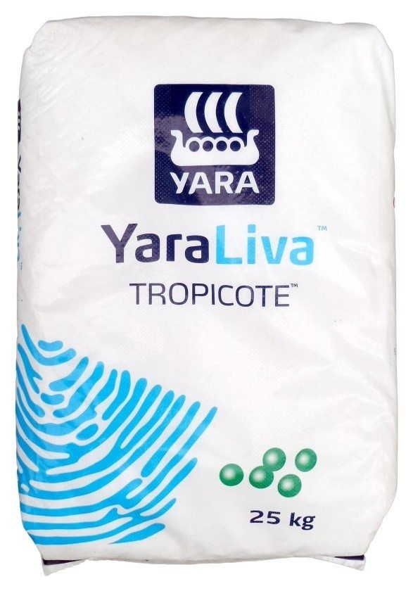 Удобрение азотно-кальциевое Yara Tropicote кальциевая селитра 25 кг ...