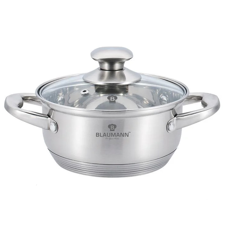 

Кастрюля со стеклянной крышкой 3,75 л Blaumann BL-3310