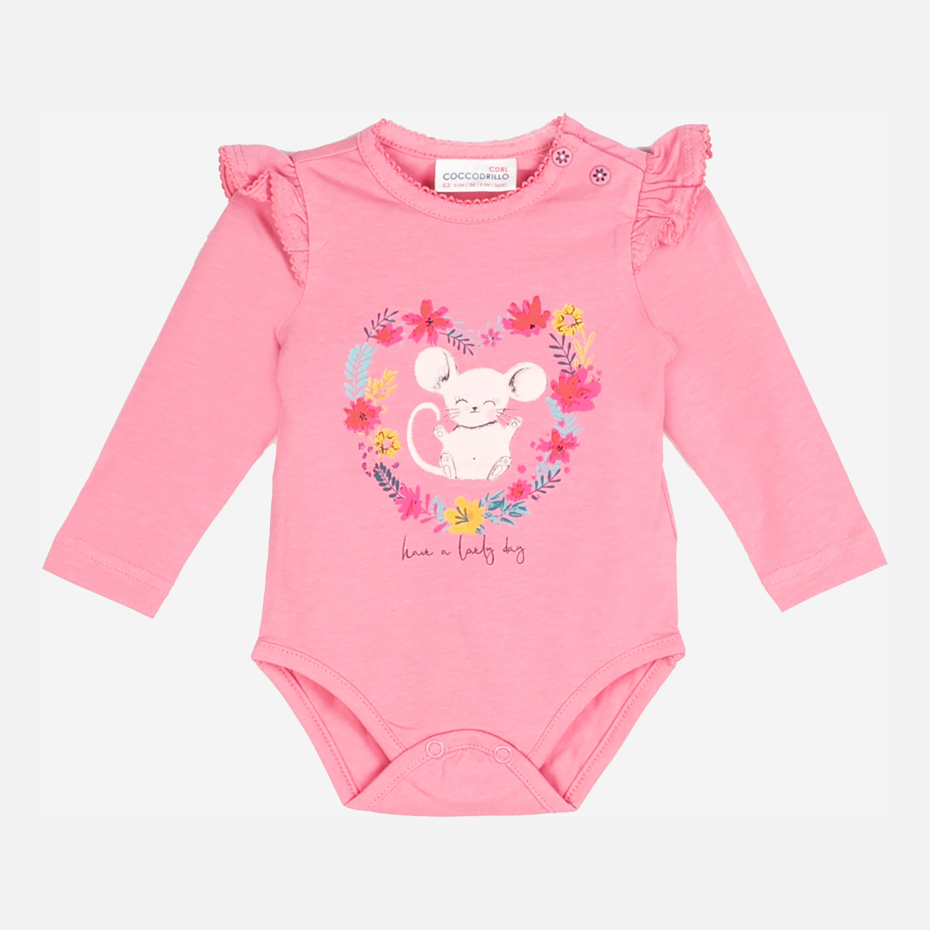 

Боди Coccodrillo Have A Lovely Day ZC1112101HLD-007 80 см Розовое