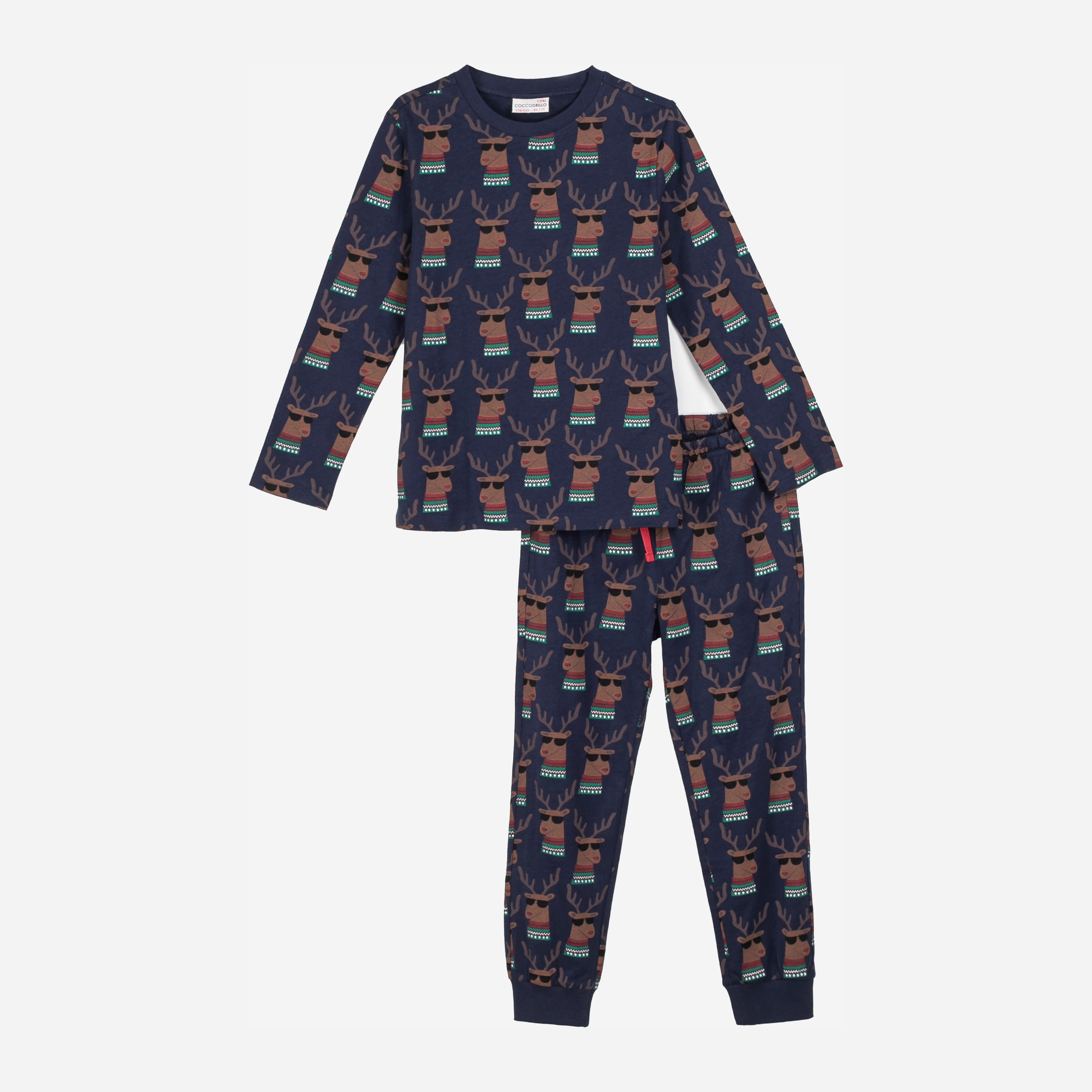 

Пижама (лонгслив + штаны) Coccodrillo Pyjamas ZC1448109PJS-022 116 см Синяя