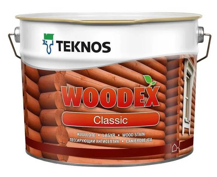 

Антисептик Teknos WOODEX CLASSIC ( Текнос ВУДЕКС КЛАССИК ) 2.7 л морилка для дерева