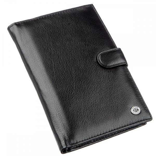 

Мужское портмоне из натуральной кожи ST Leather 18831 Черный