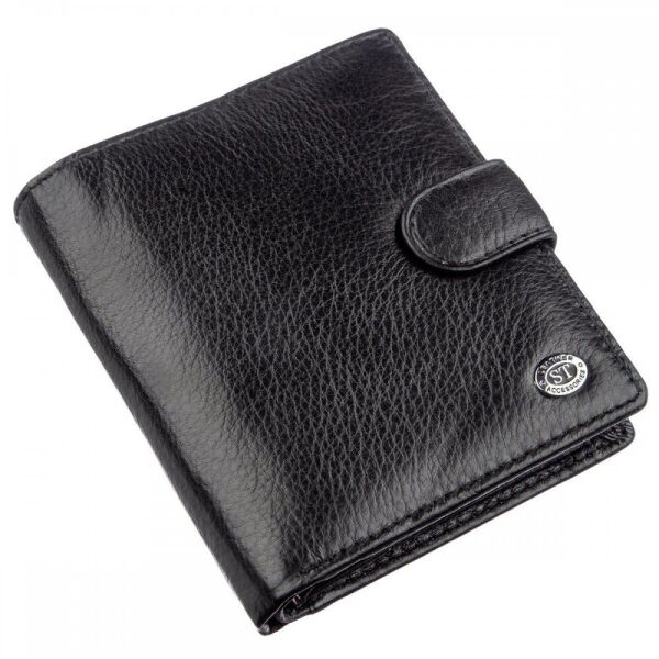 

Мужское портмоне из натуральной кожи ST Leather 18832 Черный