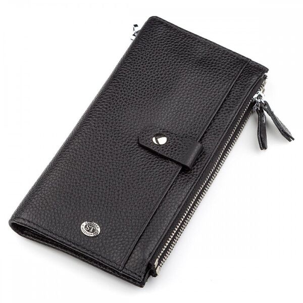 

Женский кожаный кошелек ST Leather 18383 Черный