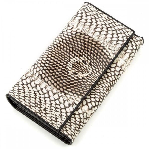 

Женский кошелек из кожи питона SNAKE LEATHER 18547 серый