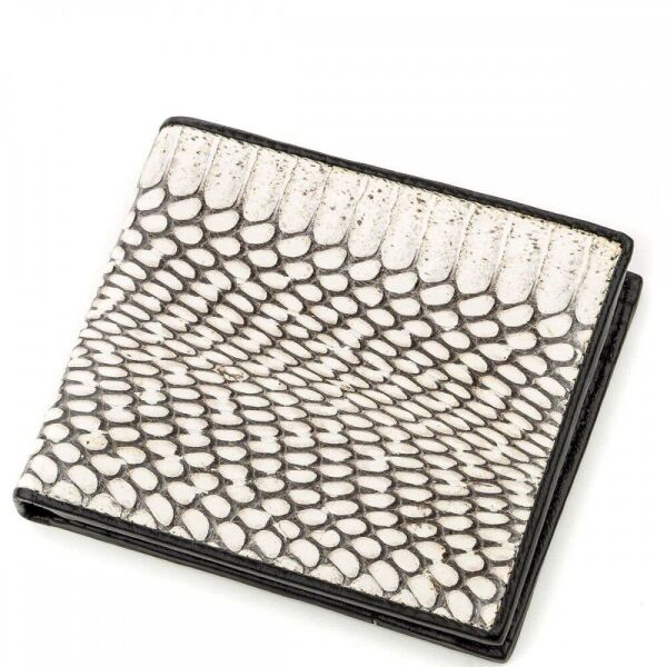 

Мужское портмоне из кожи морской змеи SEA SNAKE LEATHER 18552 серый